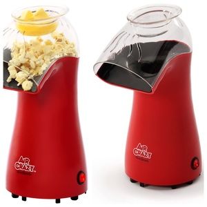 Air Crazy Electric Popcorn Popper w/Butter dish